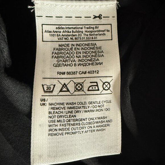 Rare Stella McCartney x Adidas Structured Peplum Jacket Black Size M - Picture 9 of 11